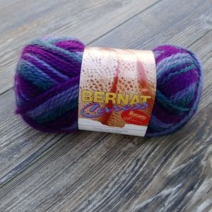 Bernat Caress 100% Monsanto Acrylic Yarn Skein Crocheting Knitting